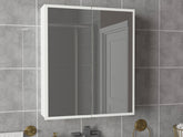 Armoire Miroir Kayla Fermée Suspendue dans Salle de Bain Moderne